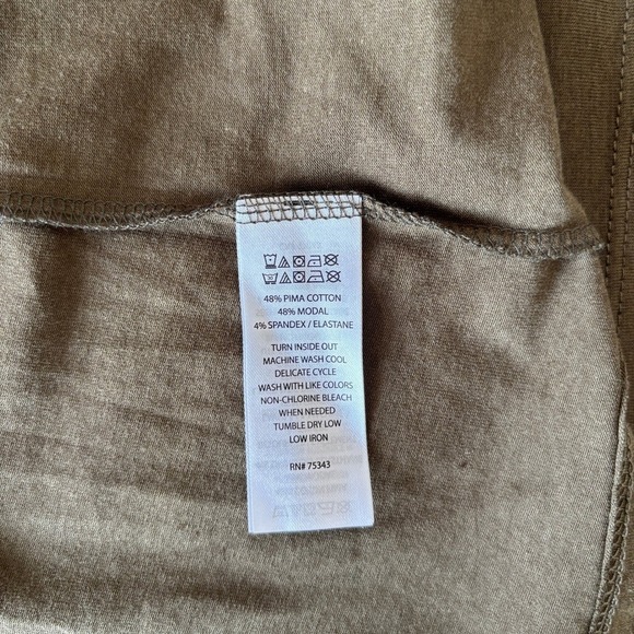 Tahari Size 3X Mock Neck Long Sleeve Turtle Neck Layer Piece Basic Soft Stretch - Picture 8 of 9